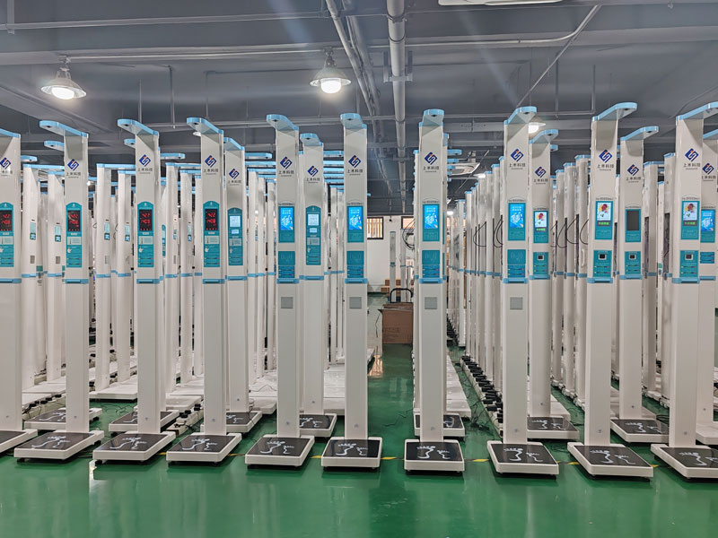 上禾超声波身高体重测量仪生产车间实拍