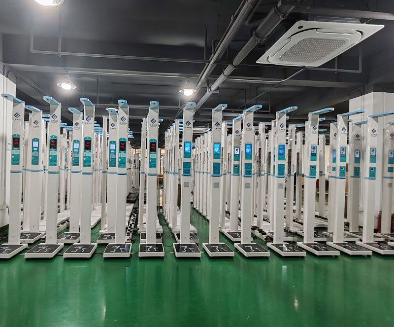 电子身高体重秤，上禾工厂实拍