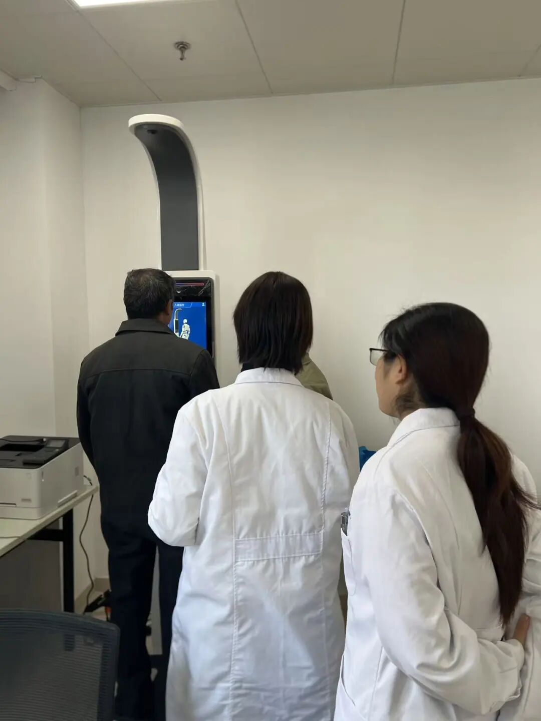 人体成分分析仪应用现场